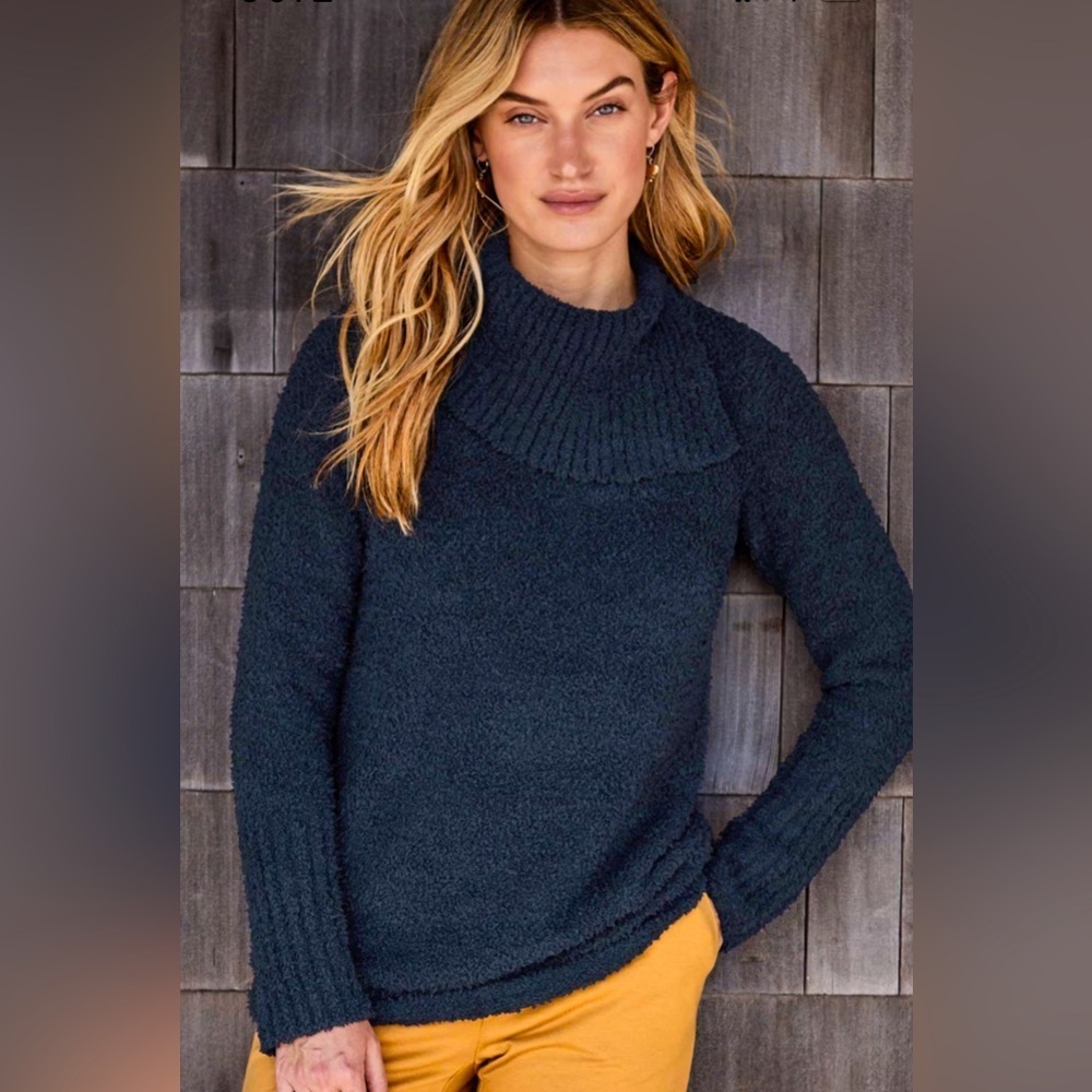 J. Jill soft cozy knit collared pullover